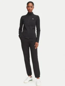 Lacoste Bluza techniczna SF0145 Czarny Slim Fit