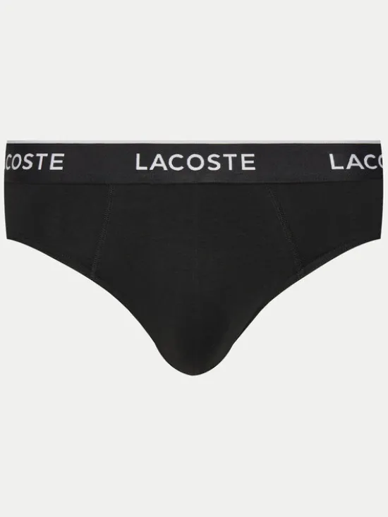 Lacoste Komplet slipów 8H1293 Czarny
