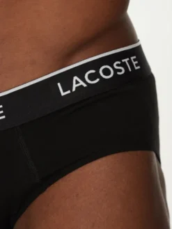 Lacoste Komplet slipów 8H1293 Czarny