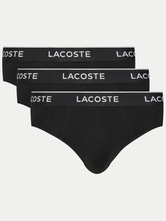Lacoste Komplet slipów 8H1293 Czarny