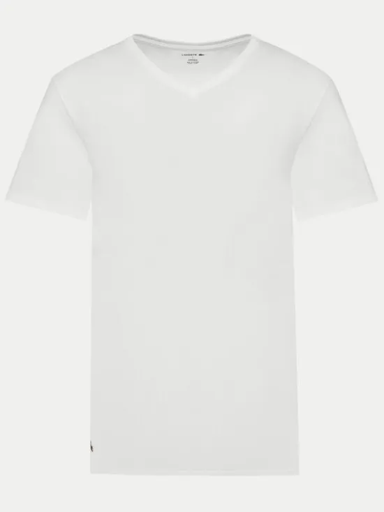 Lacoste Komplet t-shirtów TH9008 Biały Slim Fit