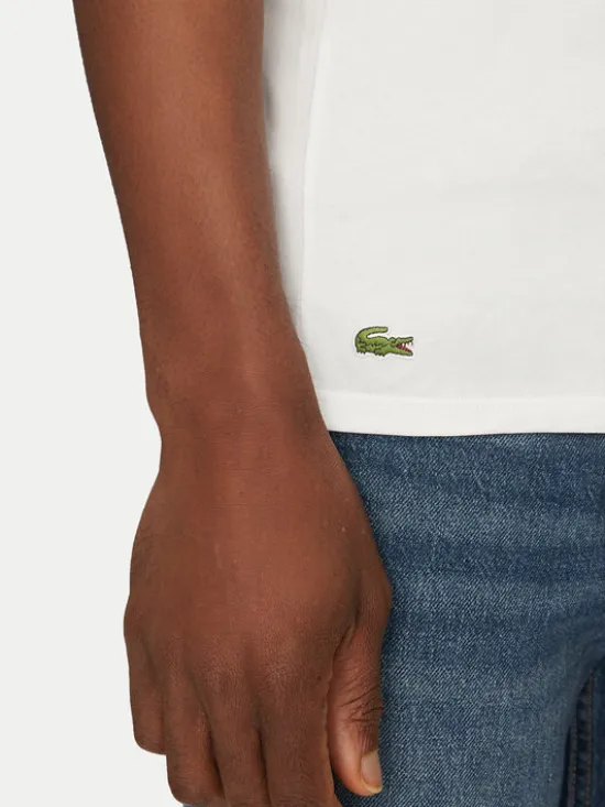 Lacoste Komplet t-shirtów TH9008 Biały Slim Fit