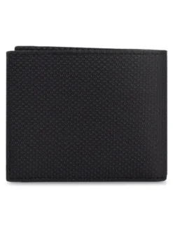 Lacoste Portfel Billfold Zip Case NH2826CE Czarny