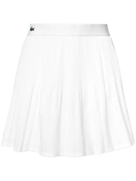 Lacoste Spódnica tenisowa JF9990 Biały Regular Fit