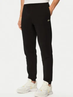 Lacoste Spodnie dresowe XH9833 Czarny Regular Fit