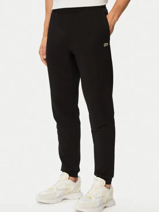 Lacoste Spodnie dresowe XH9833 Czarny Regular Fit