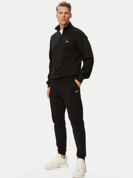 Lacoste Spodnie dresowe XH9833 Czarny Regular Fit