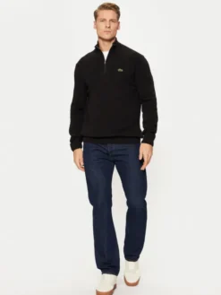 Lacoste Sweter AH3052 Czarny Classic Fit