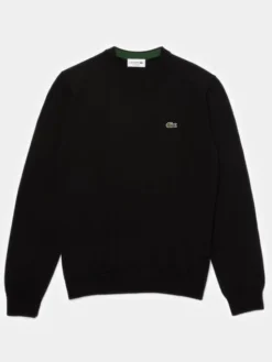 Lacoste Sweter AH1985 Czarny Regular Fit