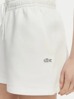 Lacoste Szorty sportowe GF9991 Biały Regular Fit