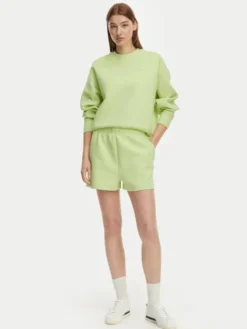 Lacoste Szorty sportowe GF9991 Zielony jasny Regular Fit