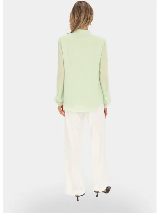 L’AF Bluzka Boho Zielony jasny Regular Fit