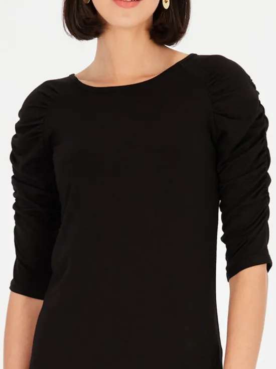 L’AF Bluzka Flezja Czarny Slim Fit