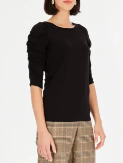 L’AF Bluzka Flezja Czarny Slim Fit