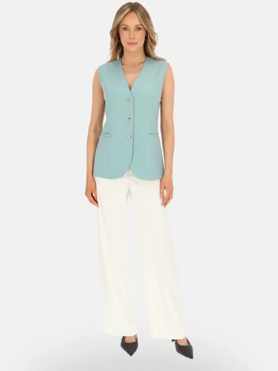 L’AF Kamizelka Mint Zielony jasny Regular Fit