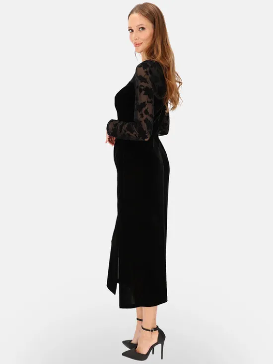 L’AF Sukienka koktajlowa Izabel Czarny Regular Fit