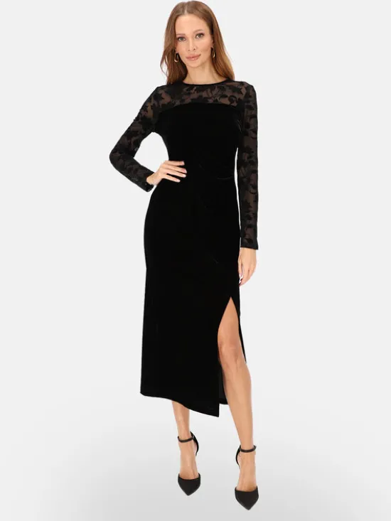 L’AF Sukienka koktajlowa Izabel Czarny Regular Fit