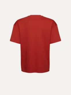 La Mania T-Shirt ALISA Czerwony ciemny Basic Fit
