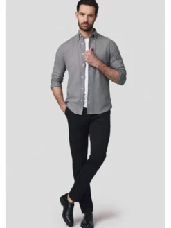 Lancerto Chinosy Mikkeli SP082125000017 Czarny Regular Fit
