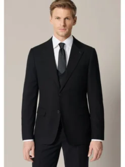 Lancerto Garnitur Brindisi GA073126000004 Czarny Slim Fit