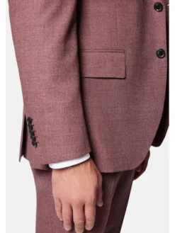 Lancerto Garnitur Monterrey GA073124000013 Bordowy Slim Fit