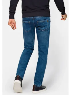 Lancerto Jeansy KR090223000016 Granatowy Slim Fit