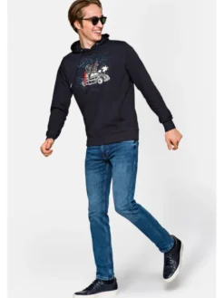 Lancerto Jeansy KR090223000016 Granatowy Slim Fit
