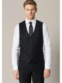 Lancerto Kamizelka Boria KA073126000010 Czarny Regular Fit