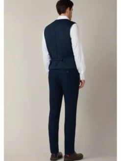 Lancerto Kamizelka Dozza KA131225000003 Granatowy Slim Fit