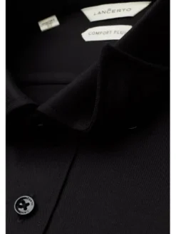 Lancerto Koszula Belisaria KO073226000002 Czarny Slim Fit