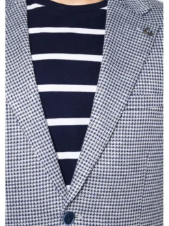 Lancerto Marynarka Archidona MA131123000014 Niebieski Slim Fit