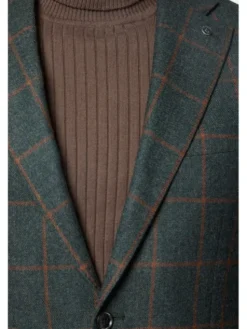Lancerto Marynarka Batumi MA073223000003 Zielony Slim Fit