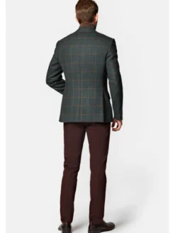 Lancerto Marynarka Batumi MA073223000003 Zielony Slim Fit