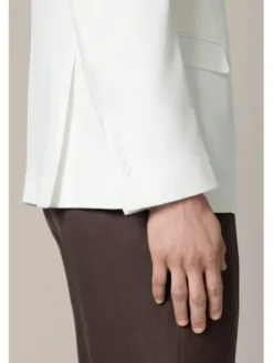 Lancerto Marynarka Bobbio MA131126000005 Biały Slim Fit