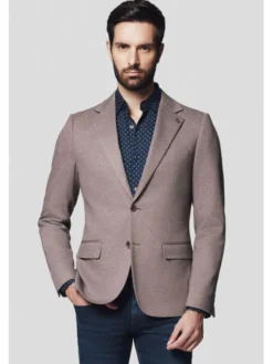 Lancerto Marynarka Forli MA131224000015 Beżowy Slim Fit