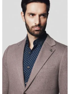Lancerto Marynarka Forli MA131224000015 Beżowy Slim Fit