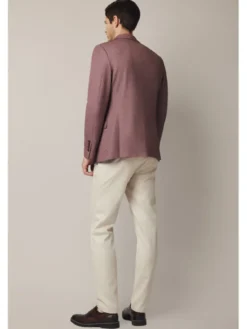 Lancerto Marynarka Glorenza MA131225000013 Bordowy Slim Fit
