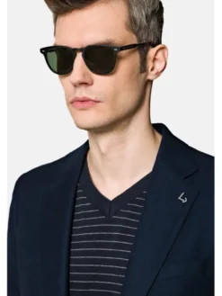Lancerto Marynarka Imperia MA131123000005.GRANAT Granatowy Slim Fit