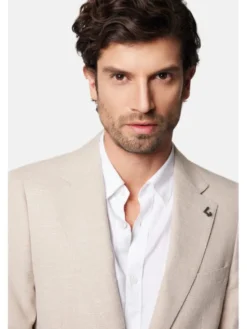 Lancerto Marynarka Lafayette MA131124000009 Beżowy Slim Fit