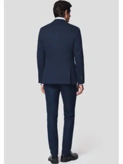 Lancerto Marynarka Lecce MA131224000014 Granatowy Slim Fit