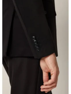 Lancerto Marynarka Lothar MA131225000024 Czarny Slim Fit