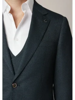 Lancerto Marynarka Lovere MA131225000003 Zielony Slim Fit