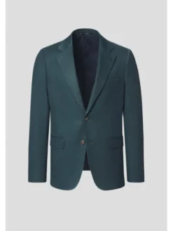 Lancerto Marynarka Macomer MA131125000003 Zielony Slim Fit