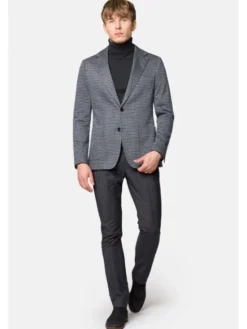Lancerto Marynarka Palmerstone MA131223000012 Szary Slim Fit