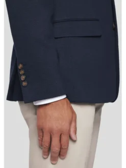 Lancerto Marynarka Sezze MA131224000006 Granatowy Slim Fit