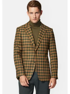 Lancerto Marynarka Stanhope MA131223000019 Kolorowy Slim Fit
