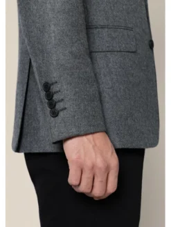 Lancerto Marynarka Tenda MA073225000014 Szary Slim Fit
