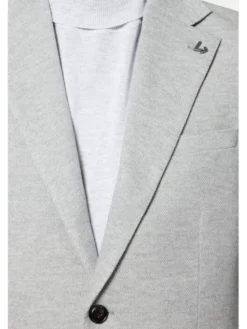 Lancerto Marynarka Tortosa MA131223000005 Szary Slim Fit