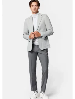 Lancerto Marynarka Tortosa MA131223000005 Szary Slim Fit