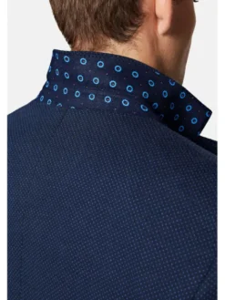 Lancerto Marynarka Tramore MA131223000002 Granatowy Slim Fit